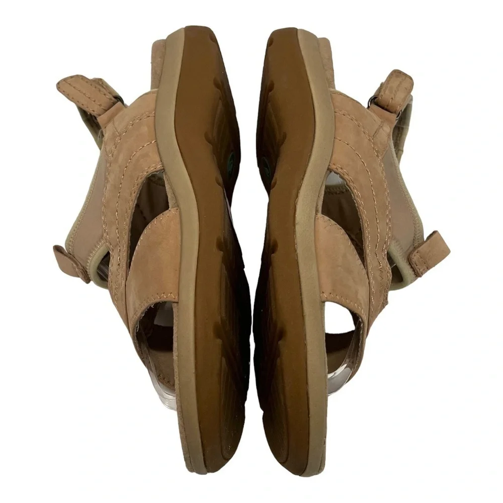 Easy Spirit Evio Tan Suede Casual Comfort Sandals Women’s 7.5 - Picture 8 of 12